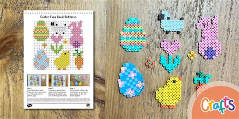 Easter Fuse Bead Patterns Easter Crafts Profesor Hizo