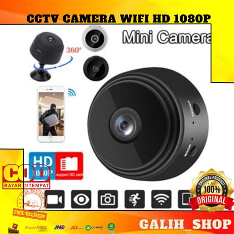 Jual Cctv Wireless A9 Mini Camera Wifi Hd 1080p Micro Kamera V380 Kecil