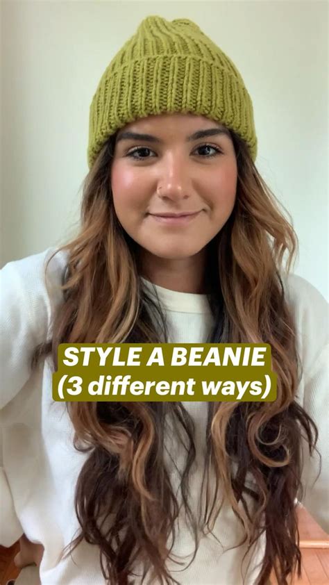 Style A Beanie 3 Different Ways Hair Tutorial Long Hairstyles Long Hair Styles Winter