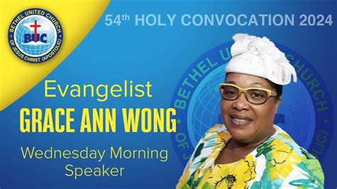 Bethel 54TH Holy Convocation Wednesday Morning Teaching Session Evang