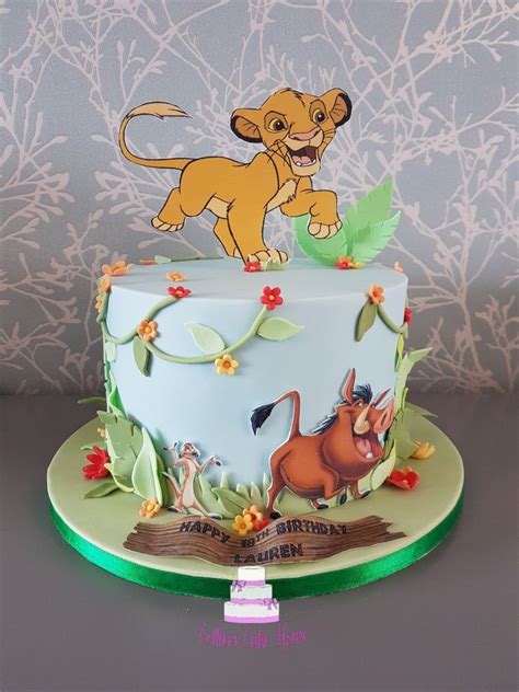 Gorgeous Lion King Themed Cake Hakuna Matata Lion King Birthday