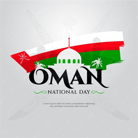 Premium Vector Flat Design National Day Of Oman