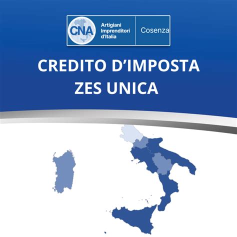 Dal Giugno Al Via Le Richieste Di Credito Di Imposta Zes Unica Cna