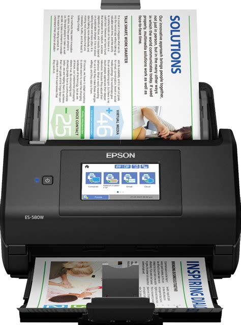 Epson WorkForce ES 580W Wireless Duplex Touchscreen Desktop Document