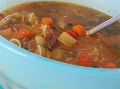 Sopa De Legumes Carne Receita Toda Hora