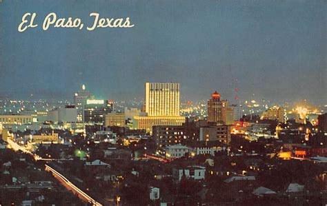 international city el paso texas tx postcard oldpostcardscom