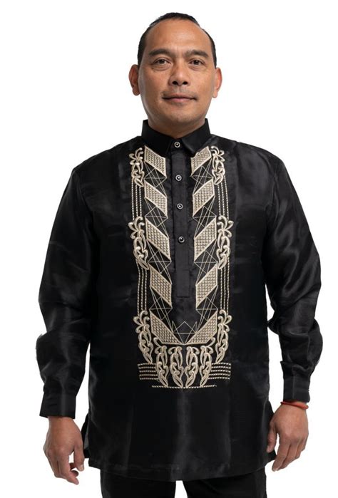 Jusilyn Black Barong Tagalog Jr Js83