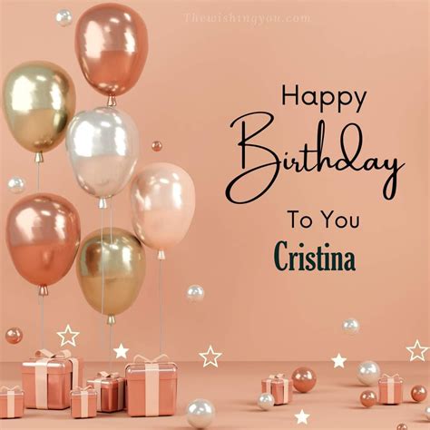 Hd Happy Birthday Cristina Cake Images And Shayari