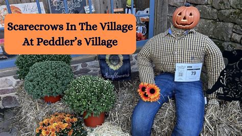 Scarecrows In The Village At Peddler S Village YouTube