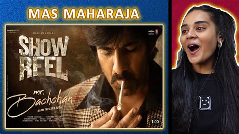 Mr Bachchan ShowReel REACTION RaviTeja Bhagyashri Borse Neha M