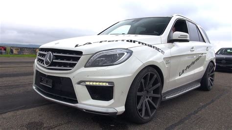 Mercedes Benz Ml Amg By La Performance Revs Drag Race Youtube