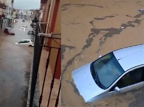 Graves inundaciones en Valencia España por lluvias torrenciales