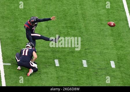 Houston Texans Place Kicker Ka Imi Fairbairn 15 Against The Tennessee