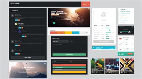 Free Beautiful UI Elements For Your Next Web Application Design