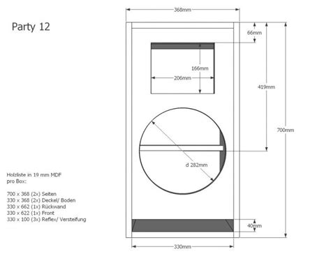 Plan Caisson De Basse Double Cm Artofit