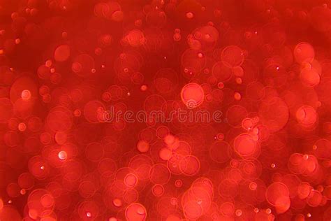 Abstract Sparkle Bokeh Light Effect With Red Background Abstract Bokeh