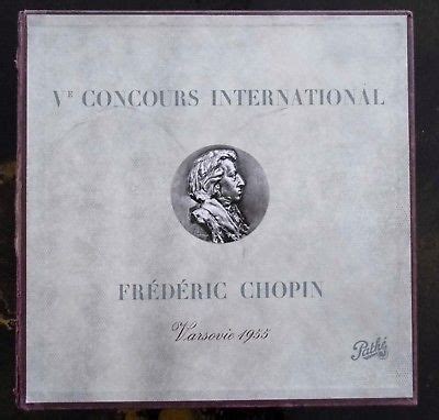 Popsike Chopin V Concours International Varsovie Pathe