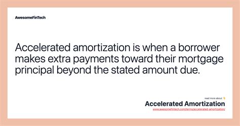 Accelerated Amortization Awesomefintech Blog