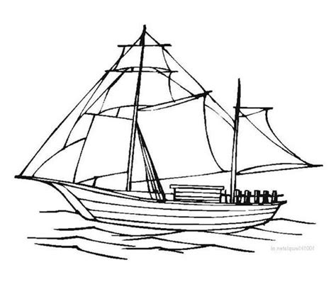 Simple Ship Drawing Clipart Best