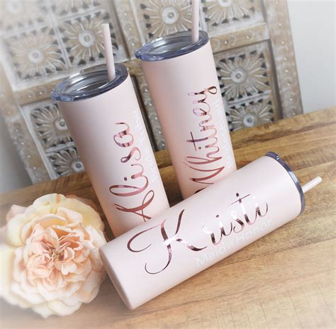 Bridesmaid Makeup Bag Rose Gold Bridesmaid Bridesmaid Wine Bridesmaids And Groomsmen Rose