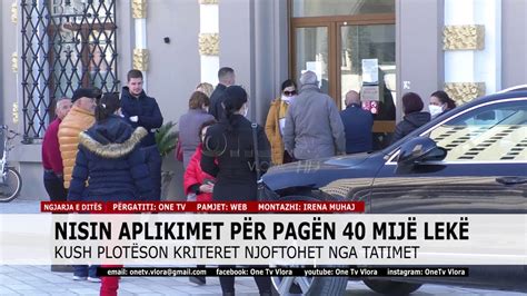 NISIN APLIKIMET PËR PAGËN 40 MIJË LEKË KUSH PLOTËSON KRITERET