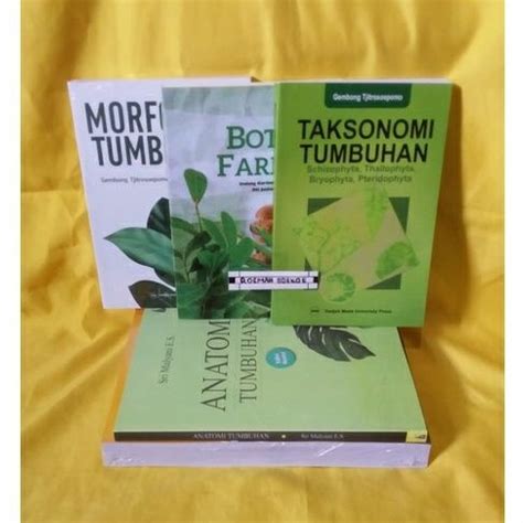 Jual Buku Anatomi Tumbuhan Morfologi Tumbuhan Taksonomi Tumbuhan Botani