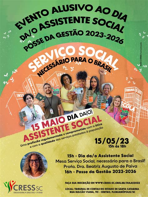 Evento Alusivo Ao Dia Dao Assistente Social E Posse Da Gestão 2023