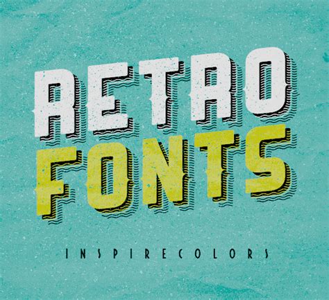 Best Retro Fonts Retro Font Free Download