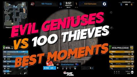 Evil Geniuses Vs 100 Thieves ESL Pro League Consolidation Final 27