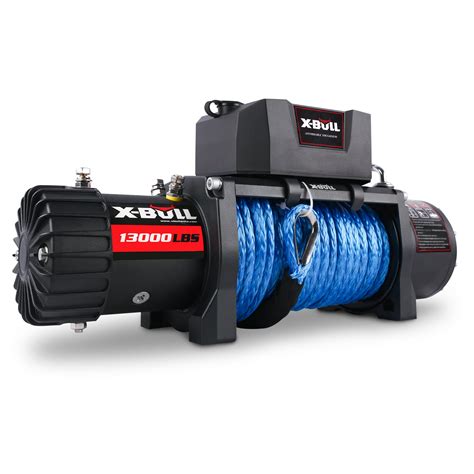 Buy Eccomum ELECTRIC WINCH 13000 LBS SYNTHETIC BLUE ROPE UPGRADE Online