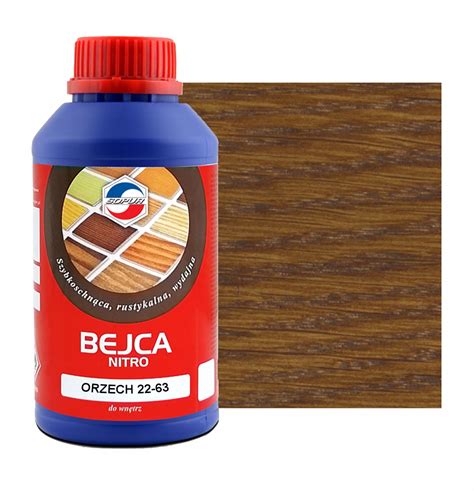 Bejca nitro SOPUR orzech 22 63 500ml 0 5L 2263 28 zł Bejce