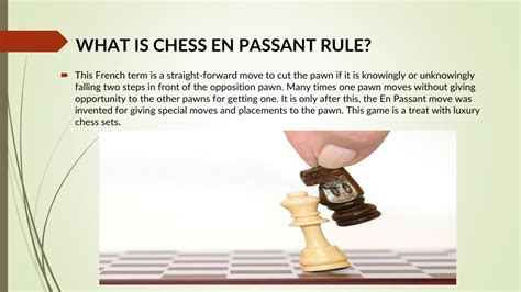 Ppt Chess En Passant Rule Defeat Opponents With Special Pawn Move In Chess Powerpoint