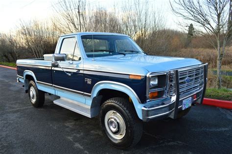 1984 Ford F250 Single Cab Xl 4x4 69l Diesel V8 Automatic Only 90k