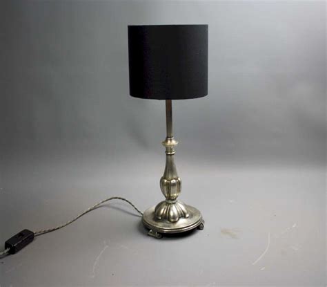 Edwardian Silver Plated Table Lamp Sold Art Furniture