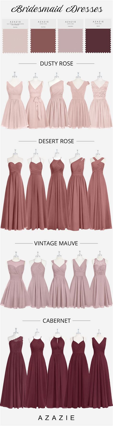 Dusty Rose Bridesmaid Dresses Starting At Azazie Rose Bridesmaid