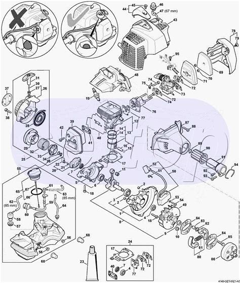 Illustrated Stihl 201c Parts Breakdown