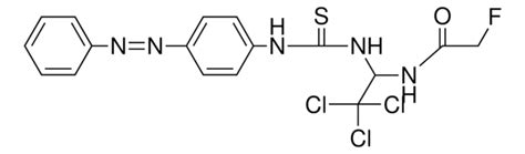 2 F N 2 2 2 TRICHLORO 1 3 4 PHENYLAZO PHENYL THIOUREIDO ETHYL