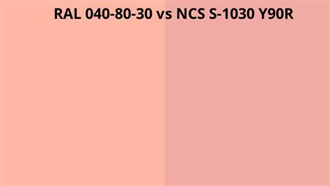 Ral 040 80 30 Vs Ncs S 1030 Y90r Ral Colour Chart Uk