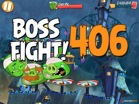 Angry Birds 2 Boss Fight Level 406 Walkthrough - Pig City Ham Francisco ...