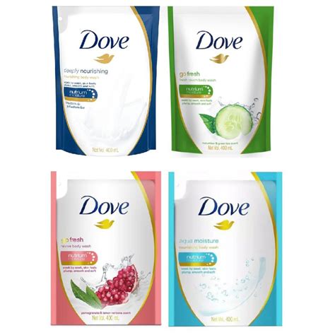 Dove Body Wash Go Fresh Revive Refill 400ml X 24 Pcs