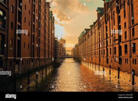 Warehouse District In Hamburg Germany Unesco World Heritage Old