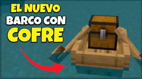 Como Hacer Una Barco CON Cofre En Minecraft Sin Mods Minecraft 1 19