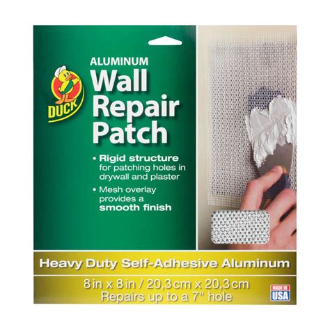 Aluminum Wall Repair Patch- 8 in. x 8 in. | Duck Brand