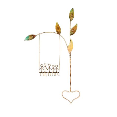 Trayknick Wall Art Decor Metal Wall Decor Rooted In Love Swing