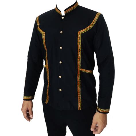 Baju Tradisi Lelaki Sabah Moden Kadazan Dusun Borneo Shopee Malaysia