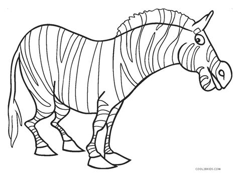 Zebra Da Colorare Disegni Per Bambini Da Stampare