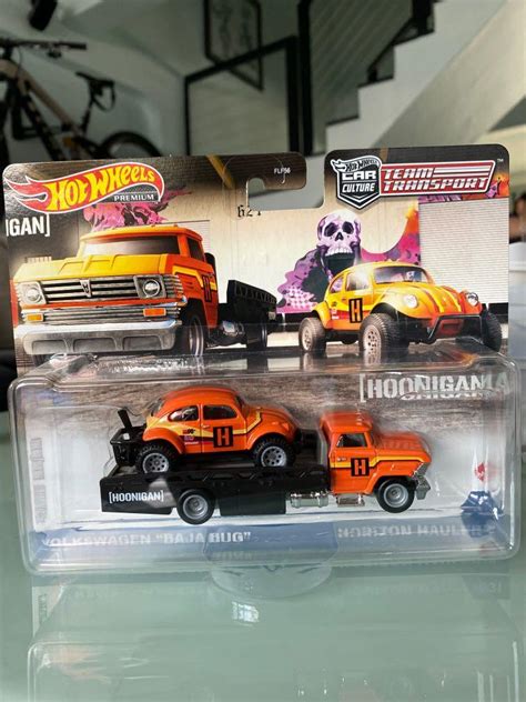 Hot Wheels Team Transport Volkswagen Baja Bug Car Culture Hoonigan Hobbies Toys Toys Games