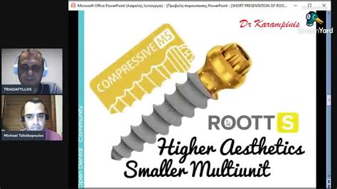 2nd WEBINAR SHORT PRESENTATION OF ROOTT DENTAL IMPLANTS BENEFITS AND