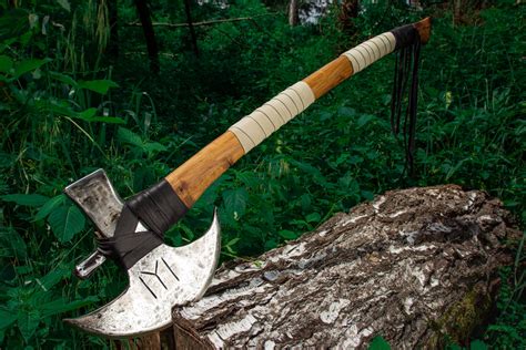 Dirilis Axe Leviathan Felling Hatchet Turkish Carbon Steel Etsy