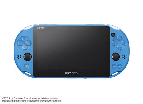 Stunning New Aqua Blue Ps Vita Announced Ps Vita Hub Playstation